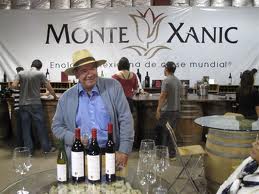 Vineyard rows at Monte Xanic